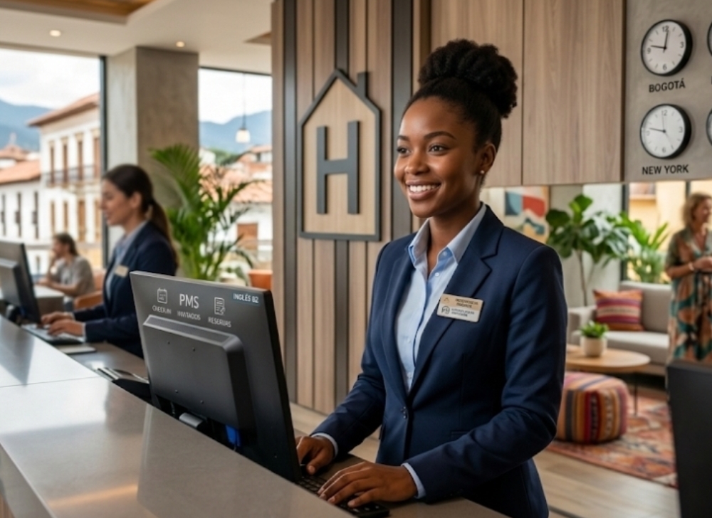 Recepcionista Bilingüe de Hotel (Inglés B2)